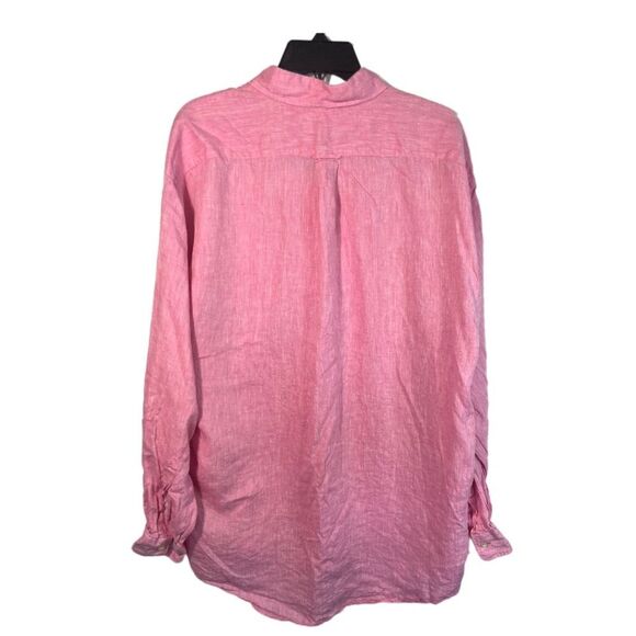 Overton 100% linen button down - Picture 2 of 8